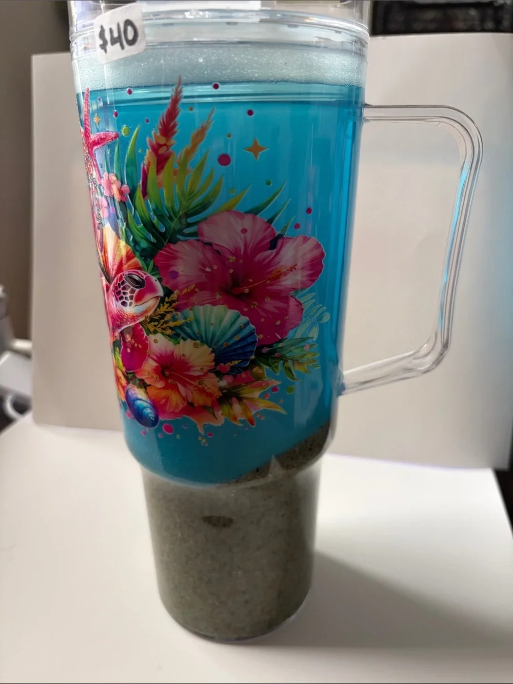 Life Is Better at the Beach 40 oz Beach Fill Tumbler